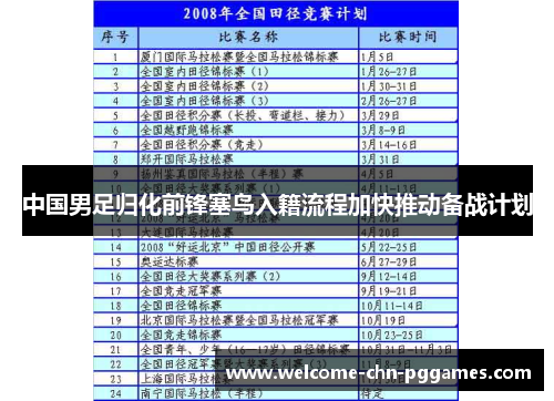 中国男足归化前锋塞鸟入籍流程加快推动备战计划 中国男足归化前锋塞鸟入籍流程加快推动备战计划
